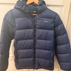 Kids'  Patagonia Hi-Loft Down Sweater Hoody Like New